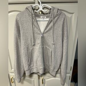 Garage UltraFleece Zip Up Hoodie in Grey Mix